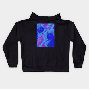 Halftone Cat V5 Kids Hoodie